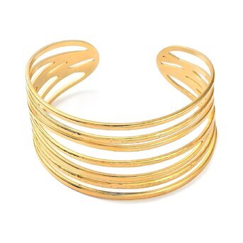 18K gold plated Stainless steel bracelet, Intensity