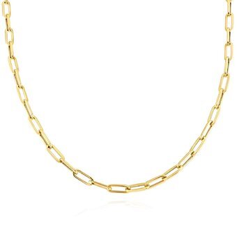 18K gold plated Stainless steel necklace, Intensity