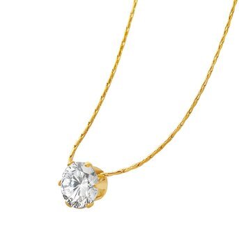 Necklace, 18K Gold Plated Steel