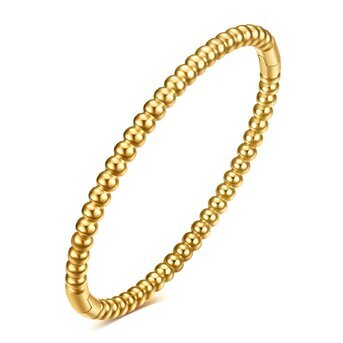 18K gold plated Stainless steel bracelet, Intensity