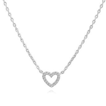 Stainless steel  "Hearts" necklace, Intensity