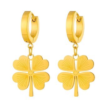 18K gold plated Stainless steel earrings, Intensity