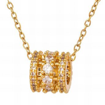 18K gold plated Stainless steel necklace, Intensity