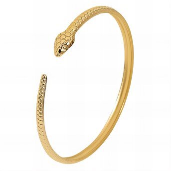 18K gold plated Stainless steel bracelet, Intensity