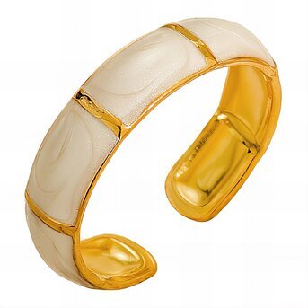 18K gold plated Stainless steel finger ring, Intensity